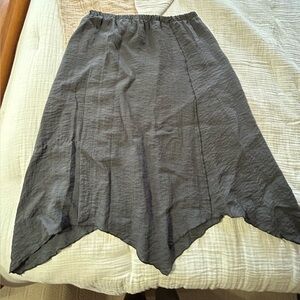 Habitat asymmetrical handkerchief hem elastic waist skirt
